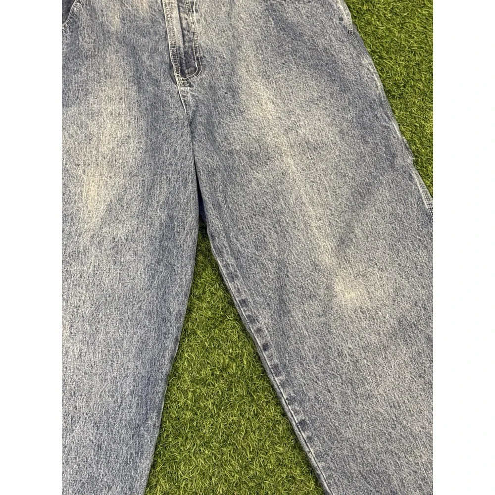 Vintage Paco Jeans Mens 34 x 33 Blue Medium Wash Carpenter Baggy Hip Hop Rap Y2K